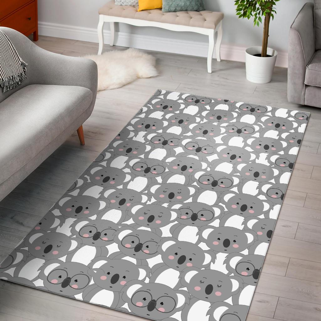 Pattern Print Koala Floor Mat-grizzshop