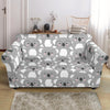 Pattern Print Koala Loveseat Cover-grizzshop