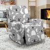 Pattern Print Koala Recliner Cover-grizzshop