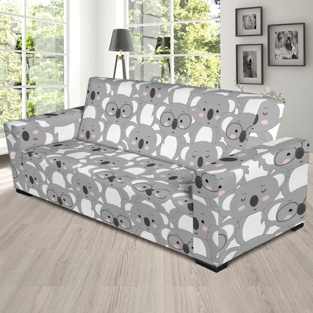 Pattern Print Koala Sofa Covers-grizzshop