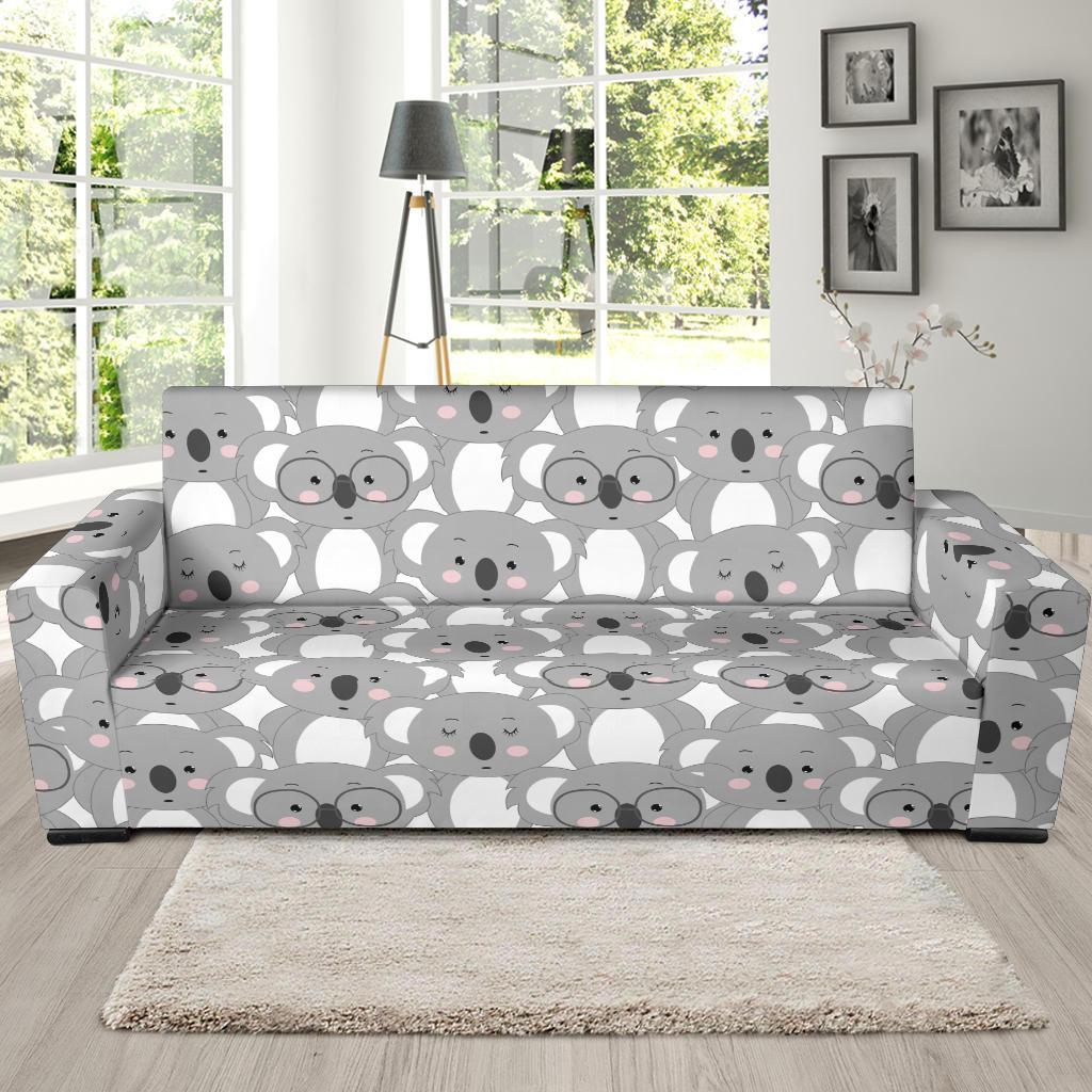 Pattern Print Koala Sofa Covers-grizzshop