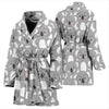 Pattern Print Koala Women Long Robe-grizzshop