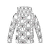 Pattern Print Koala Women Pullover Hoodie-grizzshop