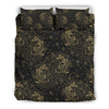 Pattern Print Koi Fish Duvet Cover Bedding Set-grizzshop
