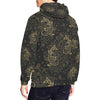 Pattern Print Koi Fish Men Pullover Hoodie-grizzshop