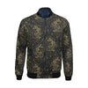 Pattern Print Koi Fish Men's Bomber Jacket-grizzshop