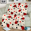 Pattern Print Ladybug Blanket-grizzshop