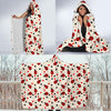 Pattern Print Ladybug Hooded Blanket-grizzshop