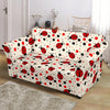 Pattern Print Ladybug Loveseat Cover-grizzshop