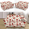 Pattern Print Ladybug Loveseat Cover-grizzshop