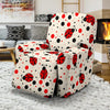 Pattern Print Ladybug Recliner Cover-grizzshop