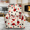 Pattern Print Ladybug Recliner Cover-grizzshop