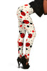 Pattern Print Ladybug Women Leggings-grizzshop