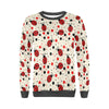 Pattern Print Ladybug Women's Sweatshirt-grizzshop