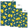 Pattern Print Lemon Floor Mat-grizzshop