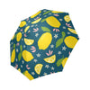 Pattern Print Lemon Foldable Umbrella-grizzshop