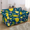 Pattern Print Lemon Loveseat Cover-grizzshop