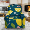 Pattern Print Lemon Recliner Cover-grizzshop