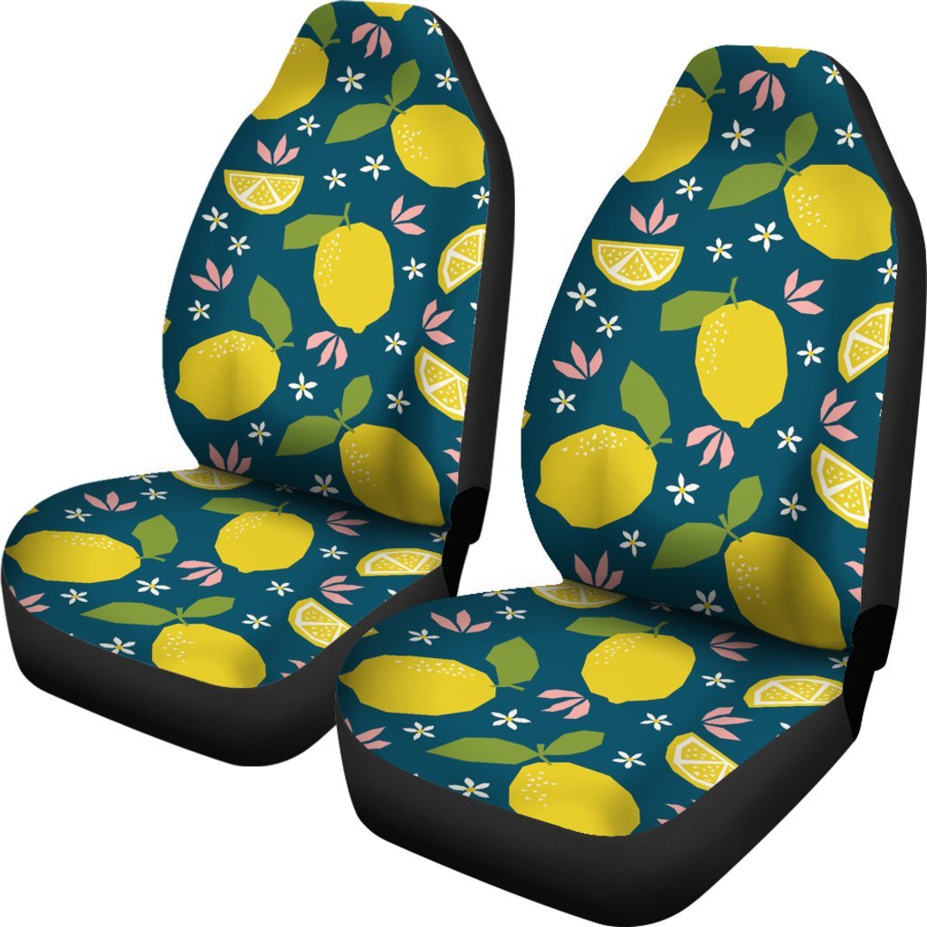 Pattern Print Lemon Universal Fit Car Seat Cover-grizzshop