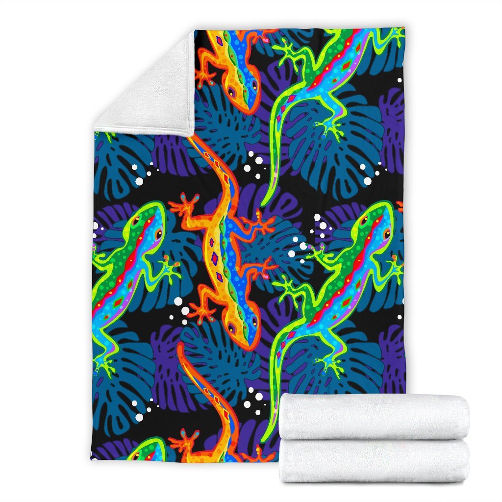 Pattern Print Lizard Blanket-grizzshop