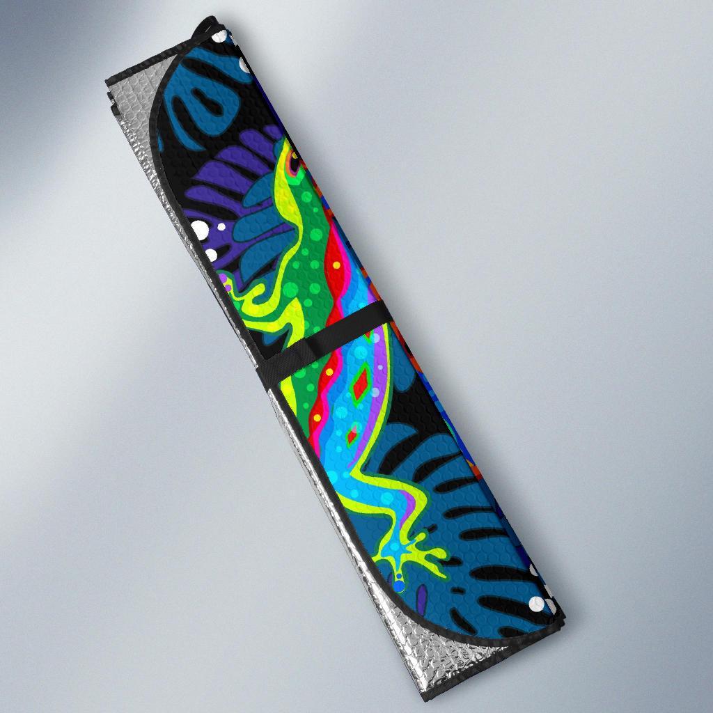 Pattern Print Lizard Car Sun Shade-grizzshop