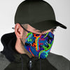 Pattern Print Lizard Face Mask-grizzshop