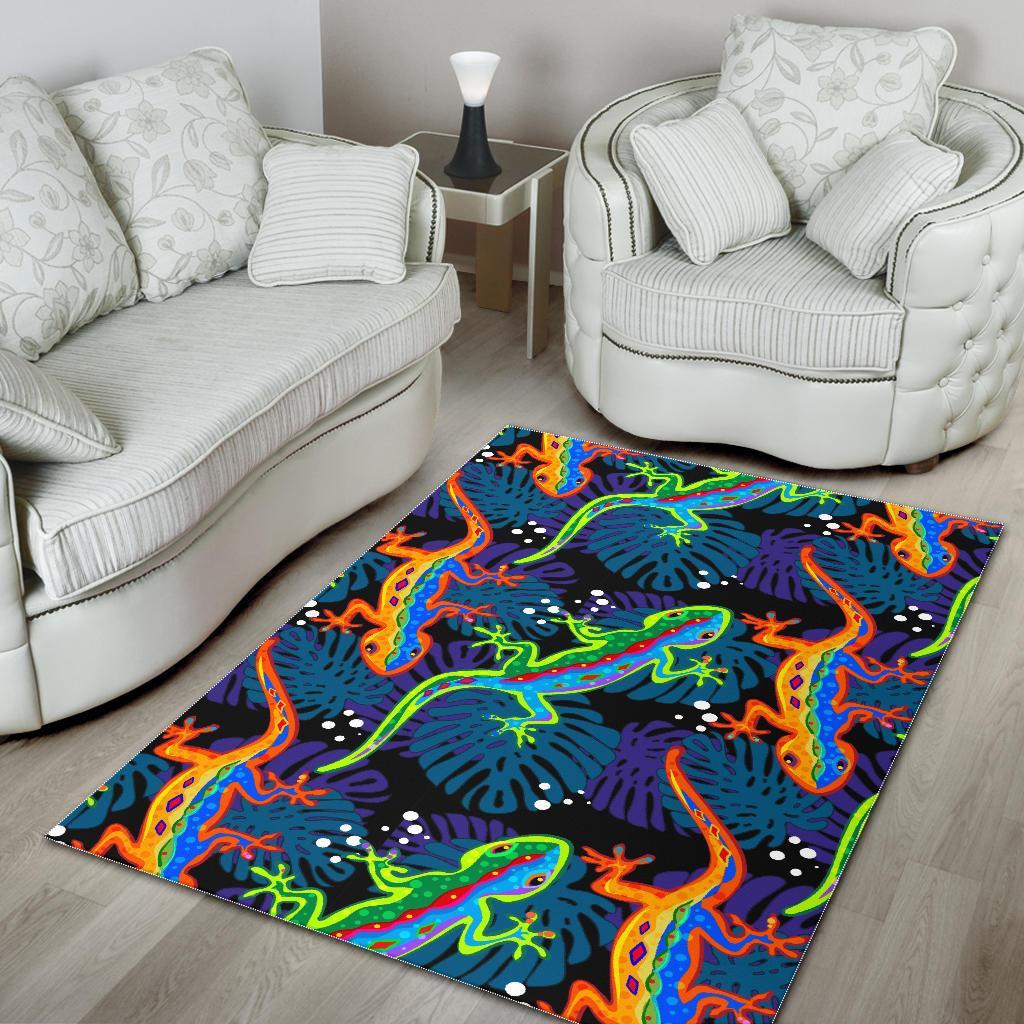 Pattern Print Lizard Floor Mat-grizzshop