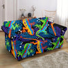 Pattern Print Lizard Loveseat Cover-grizzshop