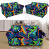 Pattern Print Lizard Loveseat Cover-grizzshop