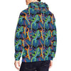 Pattern Print Lizard Men Pullover Hoodie-grizzshop