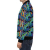 Pattern Print Lizard Men's Bomber Jacket-grizzshop