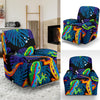 Pattern Print Lizard Recliner Cover-grizzshop