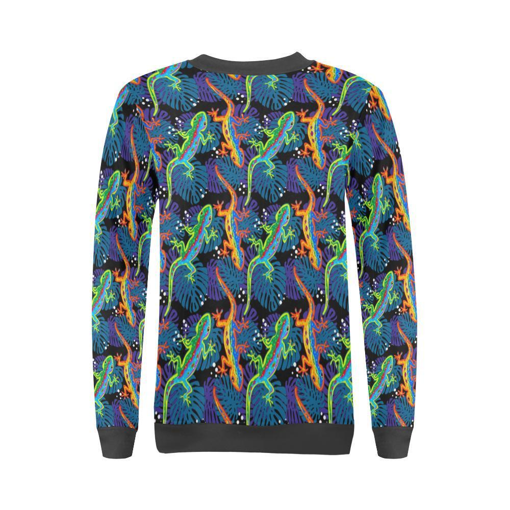 Pattern Print Lizard Women's Sweatshirt-grizzshop