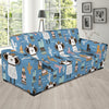 Pattern Print Llama Cactus Sofa Covers-grizzshop