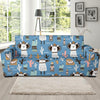 Pattern Print Llama Cactus Sofa Covers-grizzshop