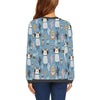 Pattern Print Llama Cactus Women's Sweatshirt-grizzshop