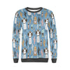 Pattern Print Llama Cactus Women's Sweatshirt-grizzshop