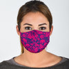 Pattern Print Lotus Face Mask-grizzshop