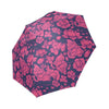 Pattern Print Lotus Foldable Umbrella-grizzshop