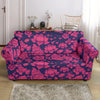 Pattern Print Lotus Loveseat Cover-grizzshop