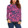 Pattern Print Lotus Women's Sweatshirt-grizzshop