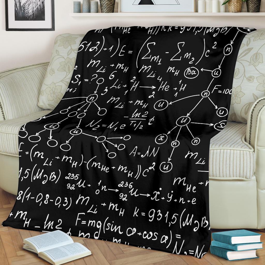 Pattern Print Math Blanket-grizzshop