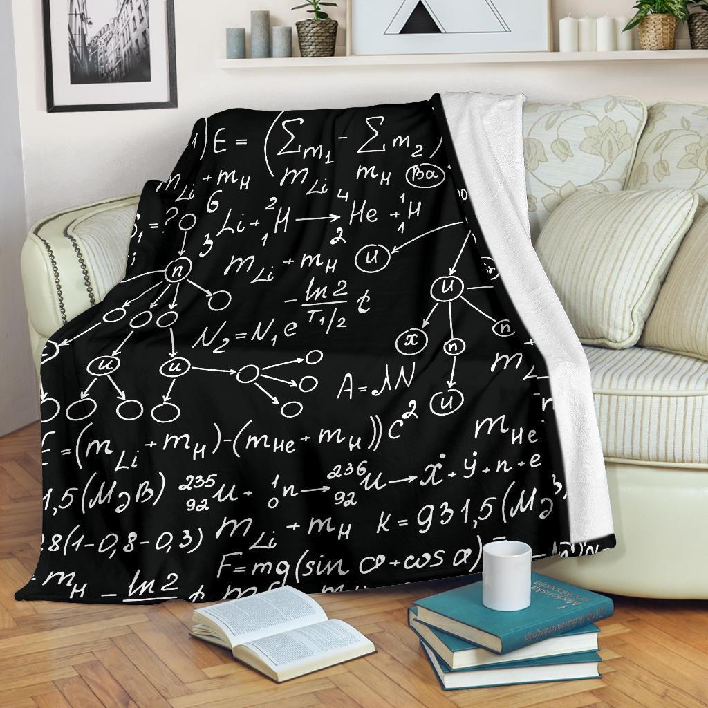 Pattern Print Math Blanket-grizzshop