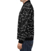 Pattern Print Math Men's Bomber Jacket-grizzshop