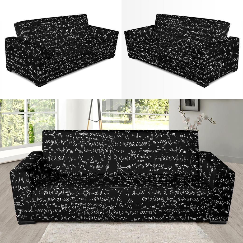 Pattern Print Math Sofa Covers-grizzshop