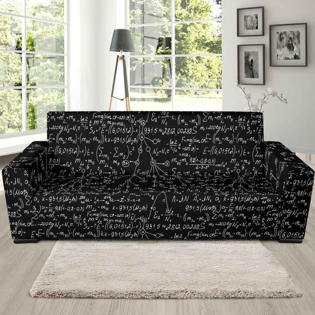 Pattern Print Math Sofa Covers-grizzshop