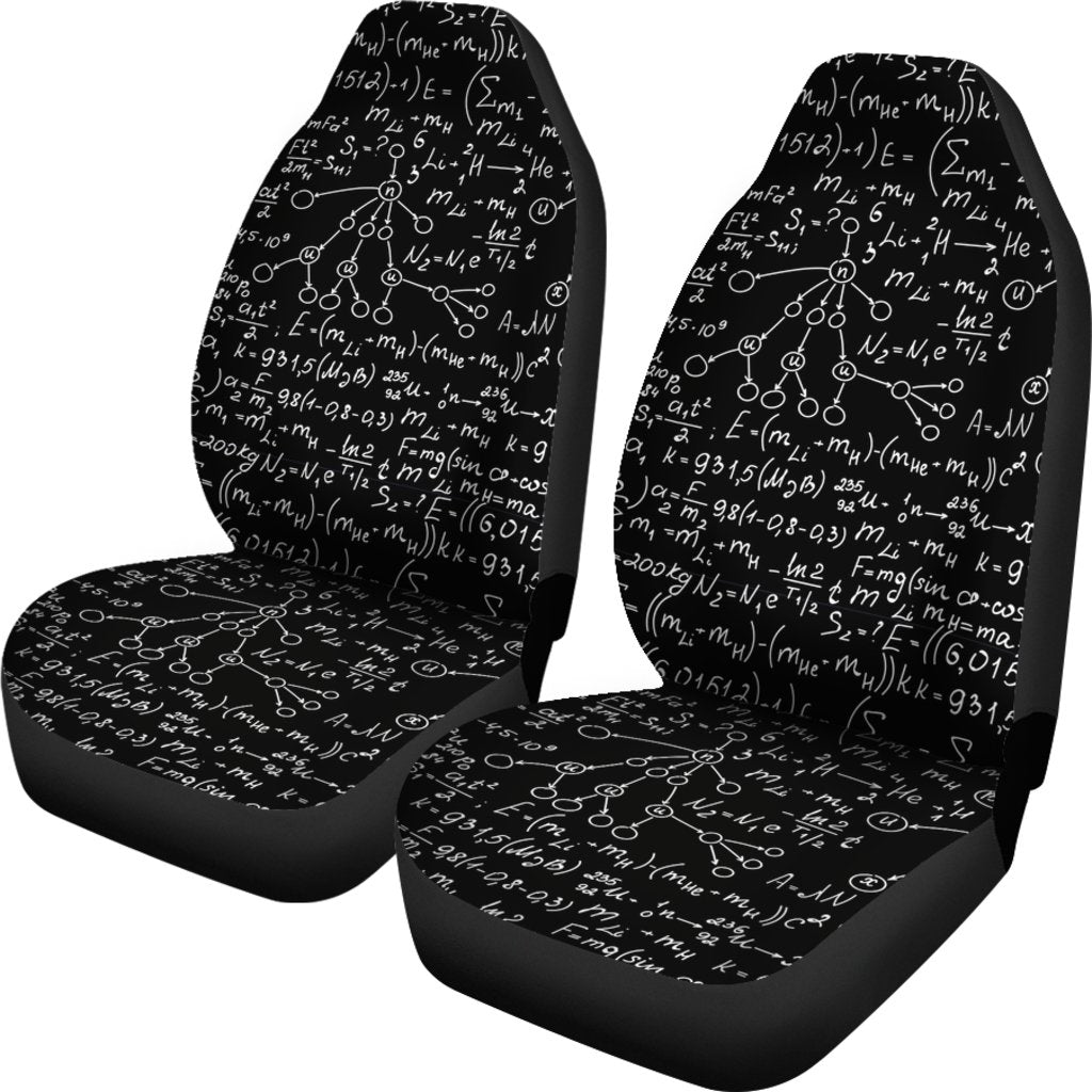 Pattern Print Math Universal Fit Car Seat Cover-grizzshop