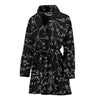 Pattern Print Math Women Long Robe-grizzshop