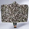 Pattern Print Mechanic Hooded Blanket-grizzshop