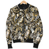 Pattern Print Mechanic Men's Bomber Jacket-grizzshop